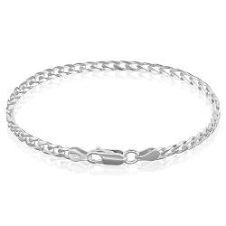 Mary & Jules Armband Unisex Gold aus 925 Sterling Silber, aus recyceltem Silber, Damen und Herren Armband Gold aus Panzerkette, Goldarmband von Mary & Jules