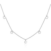 Mary & Jules Choker Coin Kette, aus recyceltem Silber, 925 Sterling Silber von Mary & Jules