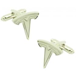 MasGemelos - Manschettenknöpfe Tesla Silber Cufflinks von MasGemelos