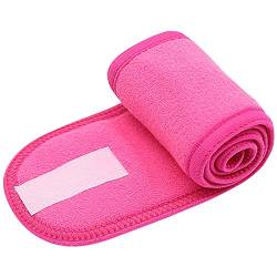 Damen Stirnbänder Workout Yoga Übung Stirnbänder für Damenhaar Schweißableitende rutschfeste Haarbänder Sommer Haarschmuck Haarbänder Damen Schmal (Hot Pink, One Size) von Mashaouyo