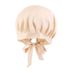 Frauen Hut Mütze Haar Turban Wrap Turban Hüte Bad Duschhaube Badehut Haarschutz Duschhauben Stirnband Joggen Damen Sommer Blau (Khaki, One Size) von Mashaouyo