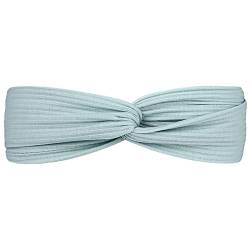 Koreanisches gestricktes Haarband für Damen, festes, elastisches Sportband, Yoga-Stirnband, Laufstirnband Klettersteigset (Mint Green, One Size) von Mashaouyo