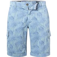 Mason's Herren Cargoshorts blau Baumwolle gemustert von Mason's