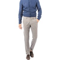 Mason's Herren Chino braun kariert Slim Fit von Mason's