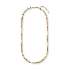 Massi Morino Halskette Herren in Gold 18K I Verstellbare Goldkette ohne Anhänger aus wasserfestem Edelstahl von Massi Morino