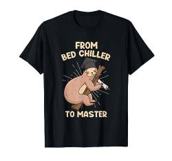 Master Abschluss 2024 Vom Bett Chiller zum Master T-Shirt von Master Abschluss Geschenke für Frauen und Männer