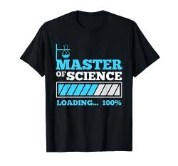 Master of Science Master Abschluss 2024 T-Shirt von Master Abschluss Geschenke für Frauen und Männer