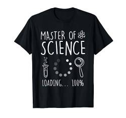 Master of Science Master Abschluss T-Shirt von Master Abschluss Geschenke für Frauen und Männer