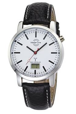 Master Time Funk Quarz Herren Uhr Analog-Digital mit Leder Armband MTGA-10592-20L von Master Time