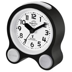 Master Time MTC-71031-12B Deutsch Sprechender Funkwecker Schwarz/Weiß von Master Time