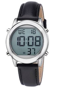 Master Time MTGA-10811-85L Sprechende Funk Herren-Digitaluhr von Master Time