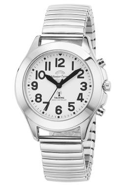 Master Time MTLA-10706-60M Sprechende Damen-Funkuhr mit Zugband von Master Time