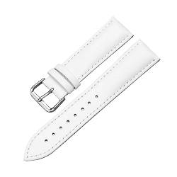 MasterUnion Uhrenarmband Echtleder-Uhrenarmband 12-24 mm, Weiss, 13mm von MasterUnion