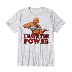 Masters of the Universe Herren T-Shirt He-Man I Have The Power grau - S von Masters of the Universe