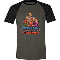 Masters of the Universe Herren T-Shirt He-Man Orko Battle-Cat Baumwolle grau schwarz - S von Masters of the Universe