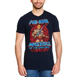 Masters of the Universe Herren T-Shirt He-Man Pose Baumwolle blau - M von Masters of the Universe