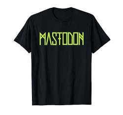 Mastodon – Neon Green Logo T-Shirt von Mastodon