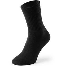 Mat & Vic's Thermosocken Dicke Warme Socken Herren Wintersocken, Cotton classic Thermo Work Socks, schwarz - ohne drückende Naht, Arbeitssocken, OEKO-TEX Standard 100, Größe 47-50, 6 Paar von Mat and Vic's