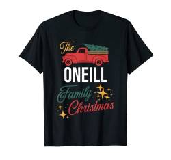 The Oneill Family Weihnachts-Schlafanzug, Geschenk T-Shirt von Matching Christmas Pajamas Family Surname PJ Gifts