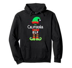 California Elf Funny Xmas Ugly Christmas Sweater Men Women Pullover Hoodie von Matching Couple Family Men Women Kids Xmas Sweater