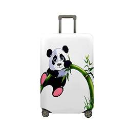 Kofferschutzhülle 18-32 Zoll Elastisch Kofferhülle, Mateju 3D Panda Cover Reisekoffer Hülle Trolley Case Schutzhülle Luggage Cover Waschbare Staubdichte Kofferbezug (Cartoon Panda,XL) von Mateju