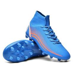 Mateju Fußballschuhe Junge Mädchen, Fussballschuhe Kinder Herren Leicht Trainingsschuhe High-Top Football Schuhe Trainingsschuhe Leichtathletik Fußball Sportschuhe von Mateju