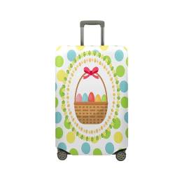 Mateju Kofferschutzhülle 18-32 Zoll Elastisch Kofferhülle, 3D Hen's Egg Cover Reisekoffer Hülle Trolley Case Schutzhülle Luggage Cover Waschbare Staubdichte Kofferbezug (Geschenkboxen,XL) von Mateju