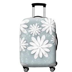 Mateju Suitcase Cover 18-32 Inch Luggage Covers Protectors, 3D Trolley Case Protective Cover Washable Anti-Scratch Elastic Cheap Travel Suitcase Protector (Sterne Blume,S) von Mateju