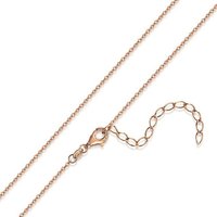 Materia Gliederkette Damen Rosegold Ankerkette 42-47cm K140, Sterlingsilber, rosevergoldet von Materia