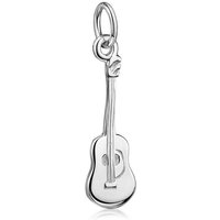 Materia Kettenanhänger Damen Silber Gitarre Instrument Musik KA-199, 925 Sterling Silber von Materia