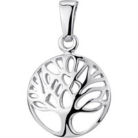 Materia Kettenanhänger Damen Silber Lebensbaum / Baum des Lebens KA-409, 925 Sterling Silber, rhodiniert von Materia