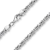 Materia Königskette Herren massiv 3mm K56, aus 925 Sterling Silber von Materia