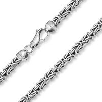 Materia Königskette Herren massiv 5mm K35, aus 925 Sterling Silber von Materia