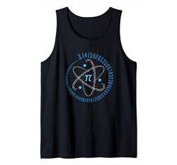 Atom Pi Math Science STEM Gift 3.14 Pi Day Tank Top von Math Geek Pi Day - Hey Teacher!