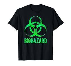 Biohazard Distressed Biology Science Lehrer Geschenk T-Shirt von MathWare