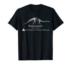 Dustin Nerdy Vintage Brontosaurus Fremder Fan Geschenk T-Shirt von MathWare