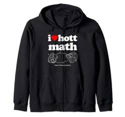 Funny Nerdy I Heart Hott Topologie Mathematikstudent Professor Blk Kapuzenjacke von MathWare