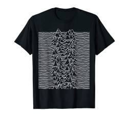 Nerdy Pulsar Waves Unknown Pleasures Geowissenschaftslehrer T-Shirt von MathWare