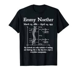 Nerdy Vintage Emmy Noether Physik Algebra Mathematiklehrer T-Shirt von MathWare