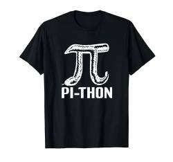 Pi-Thon Python Pi Day Irrationale Zahl Pi Symbol Mathe T-Shirt von Mathe Nerd Mathematiker Physiker Wissenschaftler