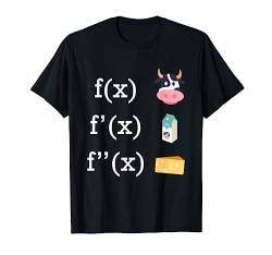 Infinitesimalrechnung Kuh Käse Milch Mathelehrer Mathematik T-Shirt von Mathematik Studenten Lehrer Mathe Studium Geschenk
