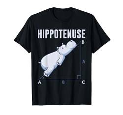 Mathematik Hippotenuse Mathe Satz des Pythagoras Geometrie T-Shirt von Mathematik Studenten Lehrer Mathe Studium Geschenk