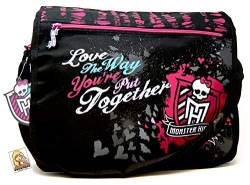 Monster High - Messenger Bag/Schultasche/Umhängetasche -"Love The Way You're Put Together" - 36 x 29 x 9 cm von Mattel Monster High