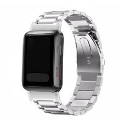 Maucoray Uhrenarmband, kompatibel mit Huawei Watch D, Edelstahl, Business-Armband, Ersatzzubehör, Edelstahl von Maucoray
