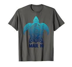 Maui Hawaii Meeresschildkröte hawaiianischer Surfer Tauchen T-Shirt von Maui Hawaii Surf Apparel Co.