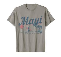 Maui Hawaii Surf Beach Vintage Souvenir Surfen Surfer T-Shirt von Maui Hawaii Surf Apparel Co.