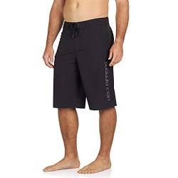 Maui Rippers Sehr lange Boardshorts, 4-Wege-Stretch, 61 cm Außennaht., schwarz, von Maui Rippers