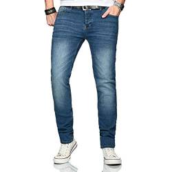 Maurelio Modriano Herren Jeans Hose Basic Stretch Jeanshose Regular Slim [MM-004-W34-L34] von Maurelio Modriano