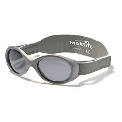 Mausito BABY Sonnenbrille 0-1,5 Jahre BIOPLASTIK & POLARISIERT I VERGLEICHSSIEGER Sonnenbrille Baby Jungen BPA-frei I 100% UV SCHUTZ verstellbares Band & biegsam I Europäisches Design von Mausito