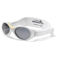 Mausito BABY Sonnenbrille 0-1,5 Jahre BIOPLASTIK & POLARISIERT I VERGLEICHSSIEGER Sonnenbrille Baby Mädchen BPA-frei I 100% UV SCHUTZ verstellbares Band & biegsam I Europäisches Design von Mausito